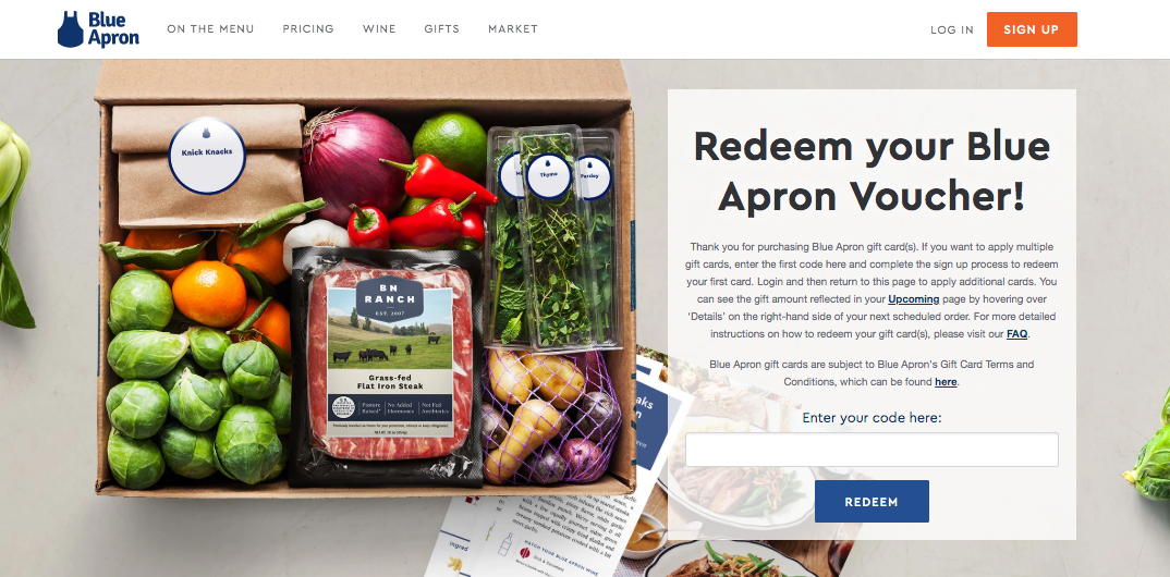 blue apron discount